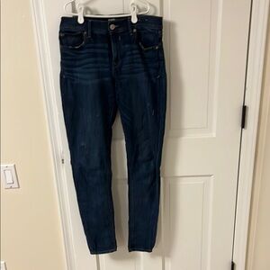 Express Blue Skinny Jeans Classic Fit